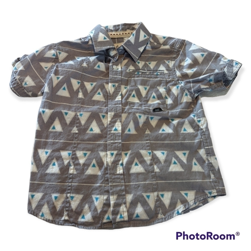 Coastal Size 4 Short Sleeve Button up shirt